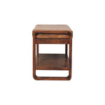 Solid Wood Small Buffalo Slatted Hallway Bench