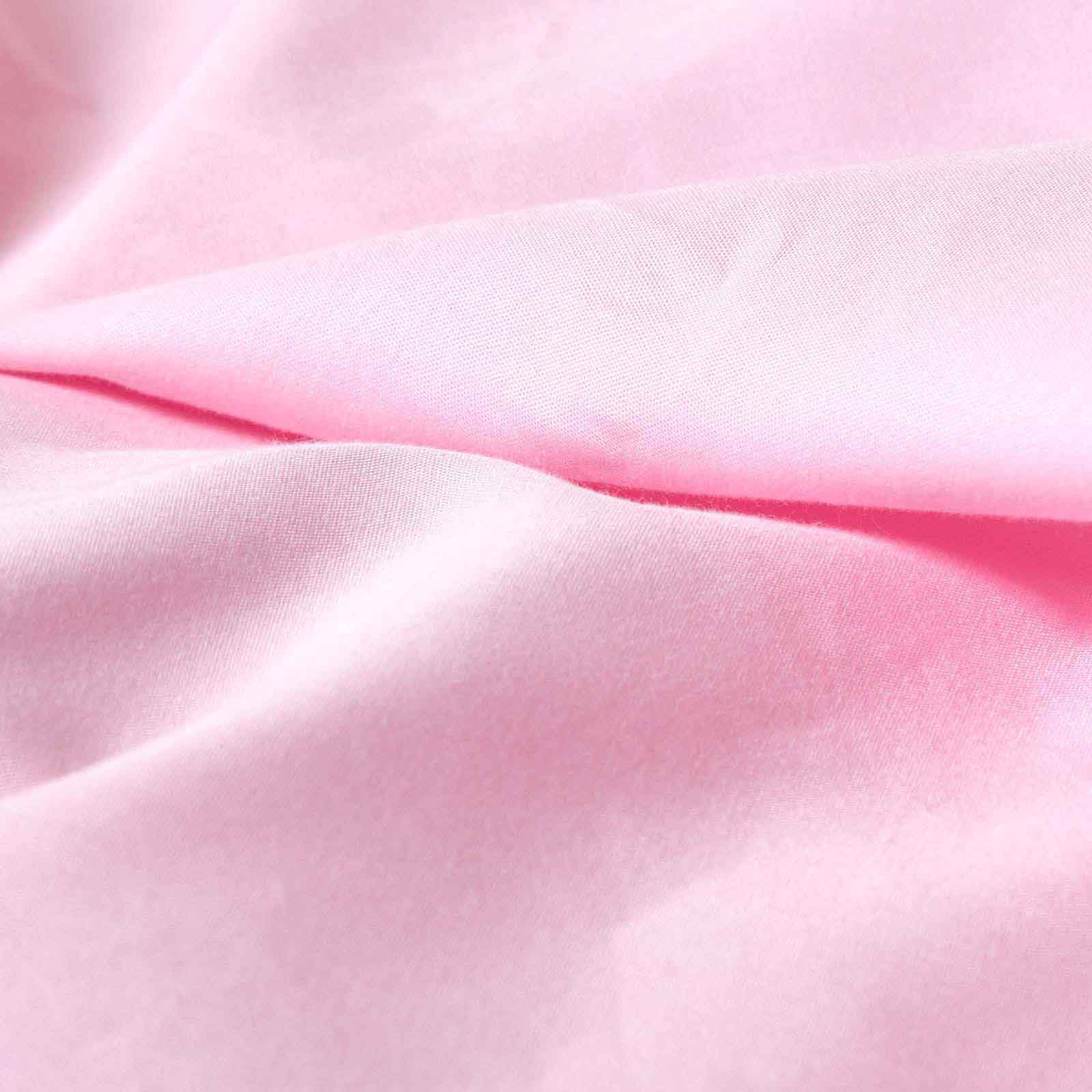 Cotton Cot Bed Duvet Cover Set 200 Thread Count | Cot Bed | Pink