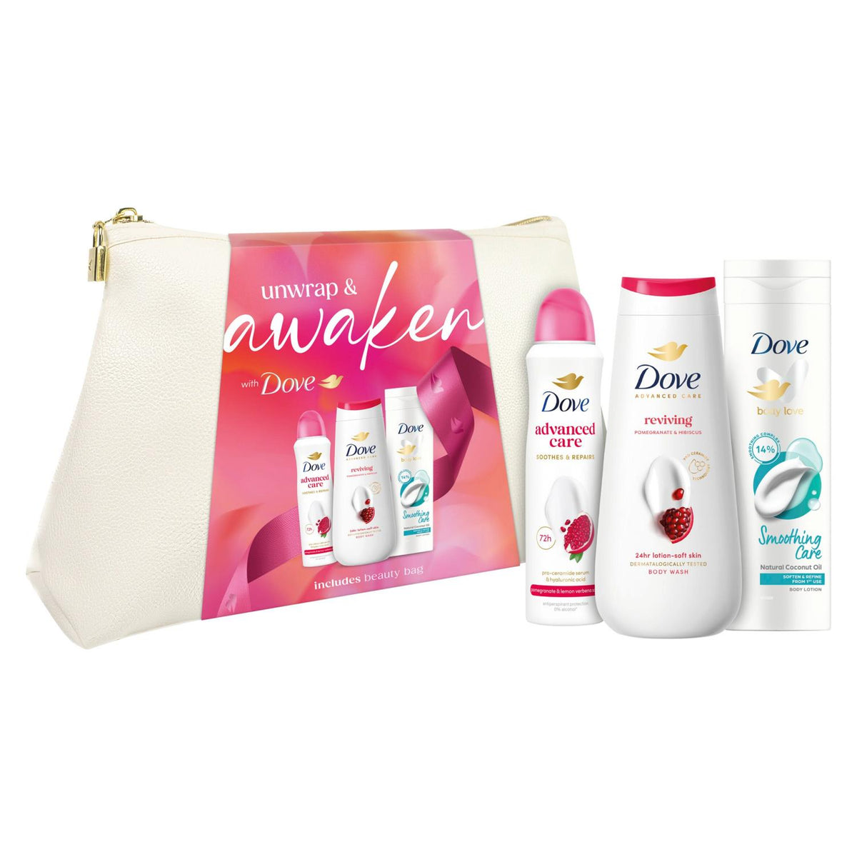 Awaken Beauty Bag Gift Set For Her With Body Wash And Body Lotion | Set of 2