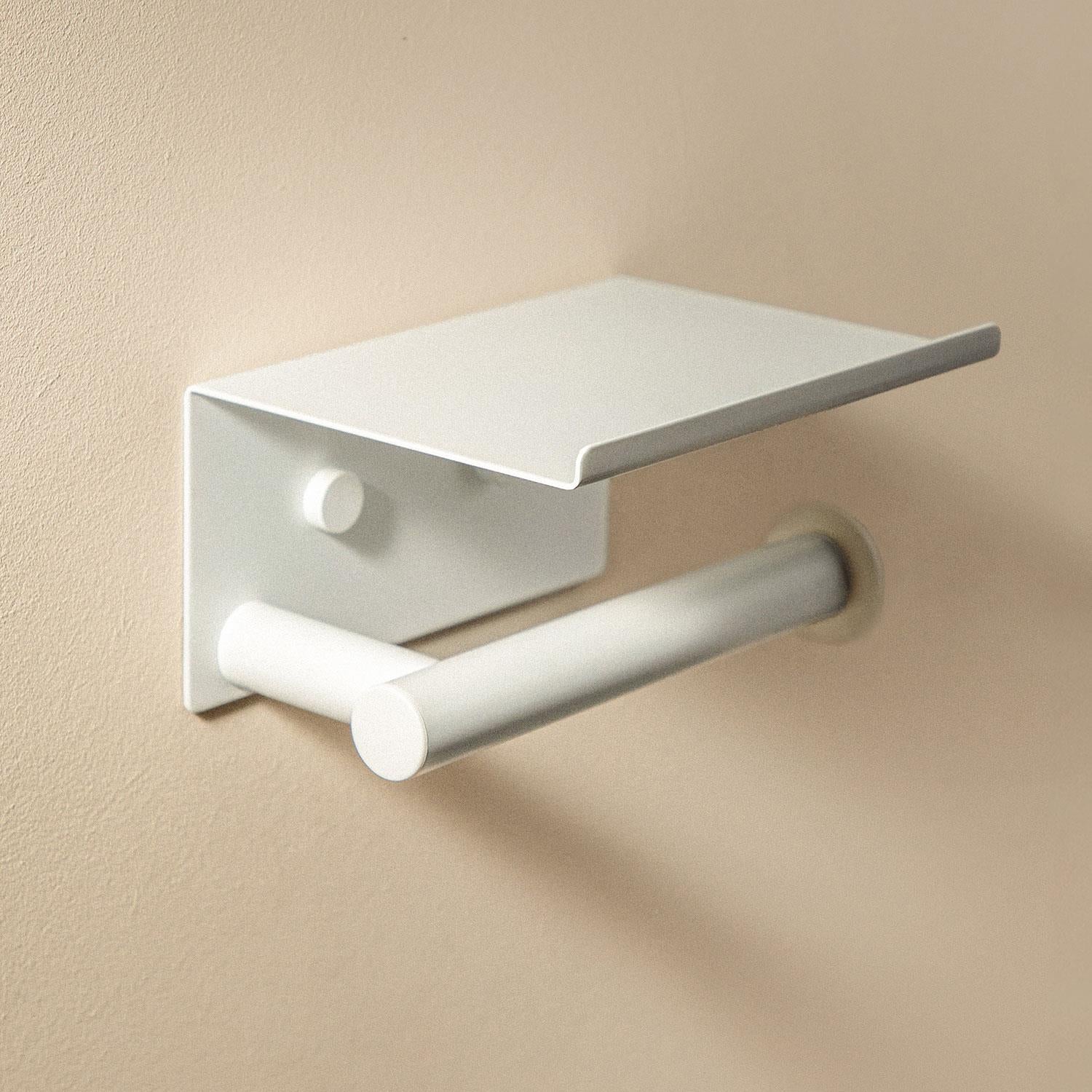 Paper Holder With Cover Matt White Architect Sp