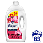 Fabric Conditioner Lasting Fragrance Strawberry & Lily 2.49l, 83w | Set of 4