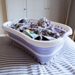 Hip Hugging Collapsible Laundry Basket