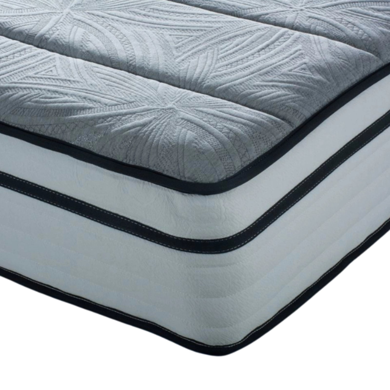 Sleeply Hybrid Mattress 2000 Pocket Sprung multi layered soft touch | Super King | Grey