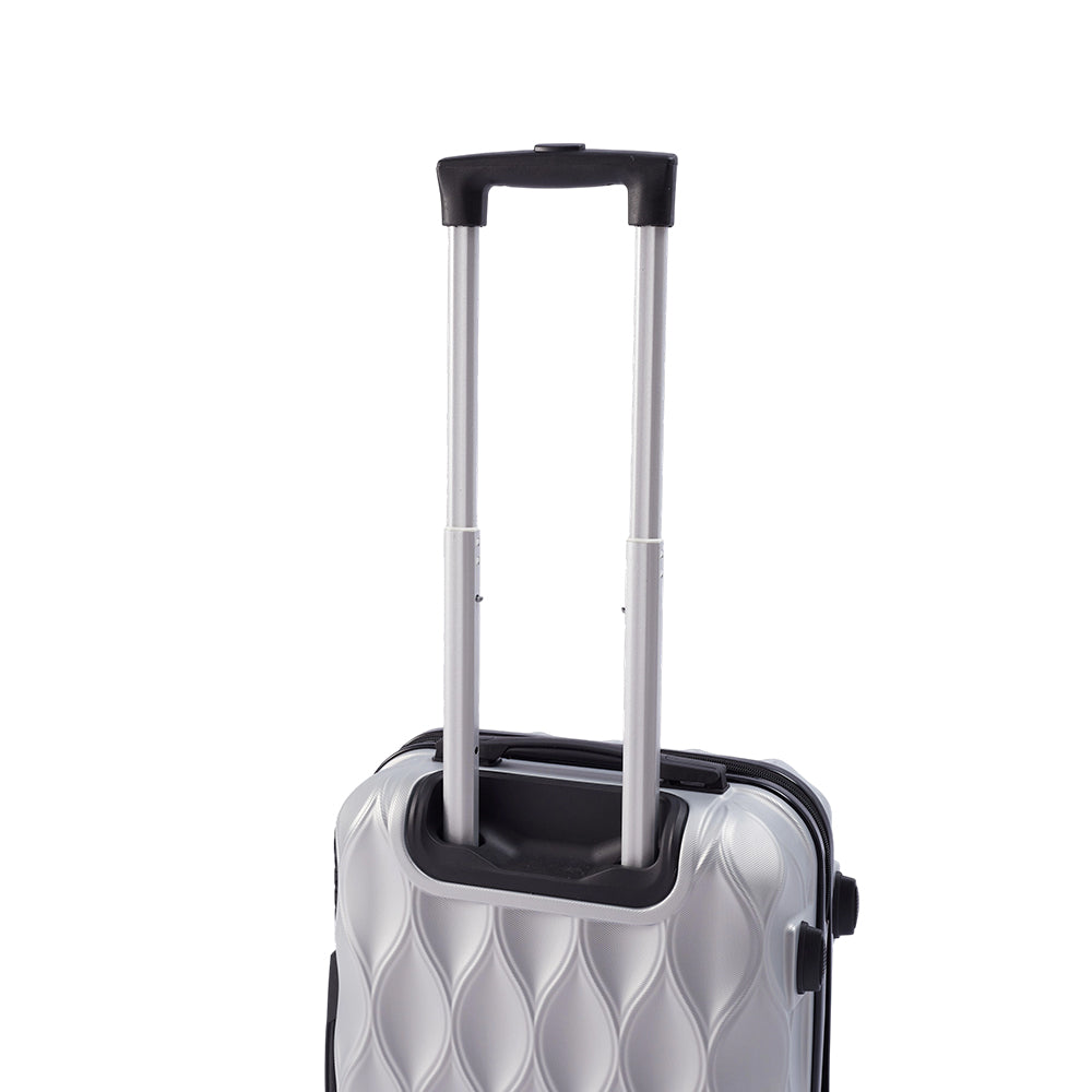 20 Inch Hard Shell Travel Suitcase | White