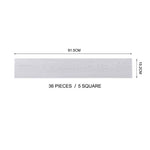 Rustic Style Wood Plank Pvc Flooring Set Of 36