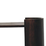 Valencia Bedside Table, 1 Drawer, 2 Open Shelves, Dark Brown | Brown