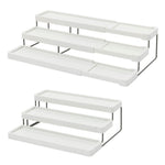 Fineway Expandable 3 Tier Spice Rack Organiser Kitchen Cupboard Storage