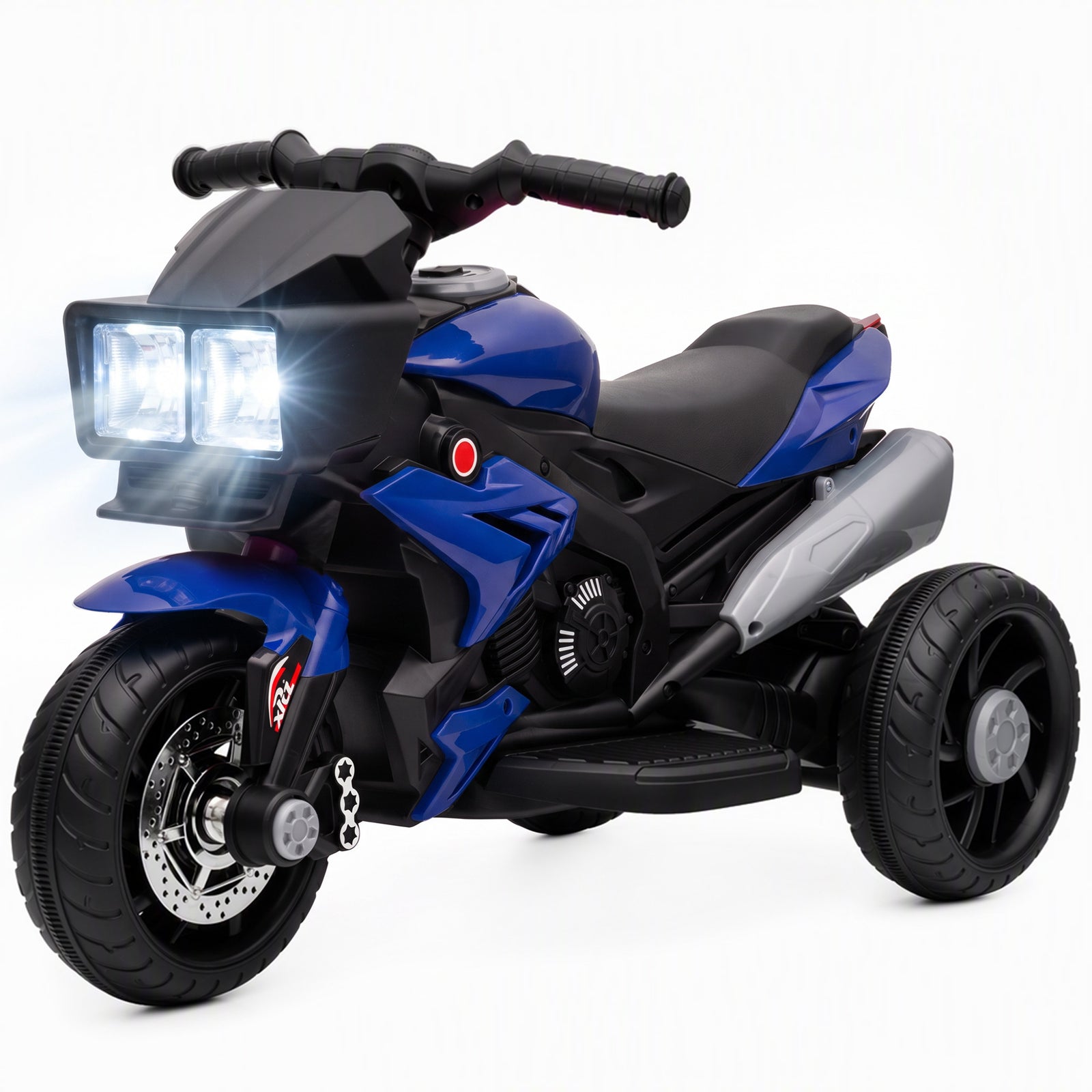 Kids Electric Motorcycle Ride-on Toy W/ High-traction Wheels | Blue