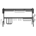 Over The Sink 2 Tier Dish Rack, Black