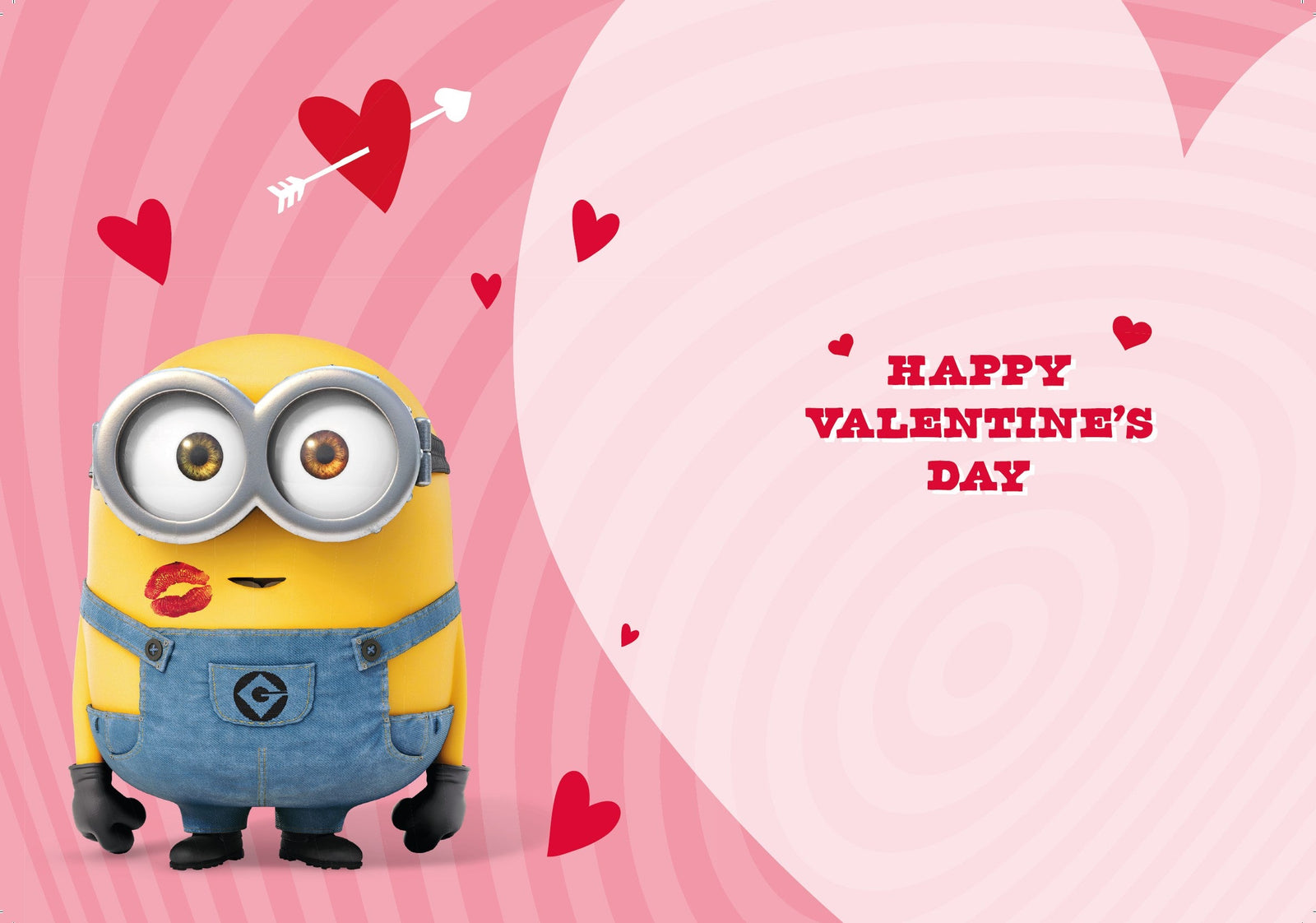 Minions 'big Kiss!' Valentine's Day Card Official Product