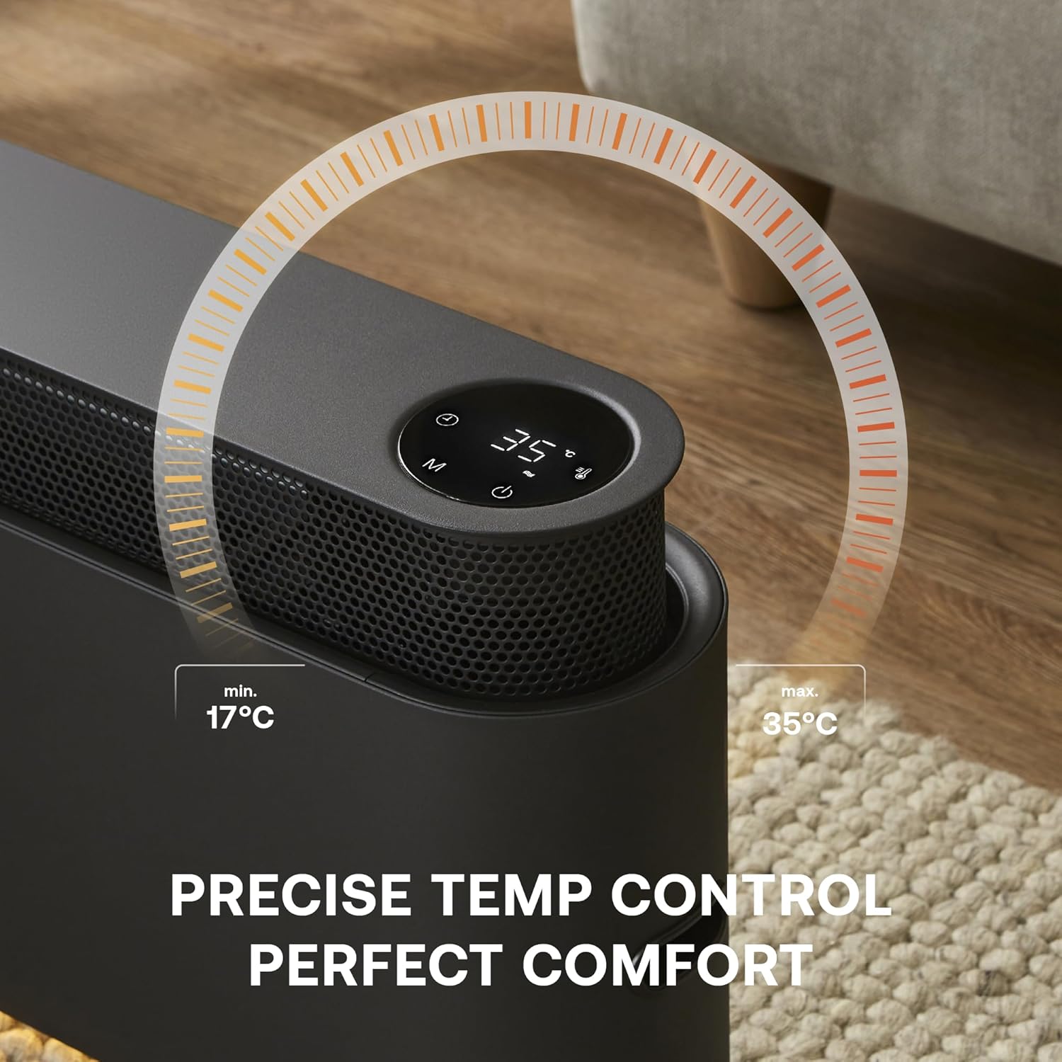 Baseboard Convector Heater, 2.2kw