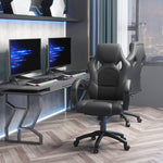 Racing Gaming Office Chair Pu Leather | Black