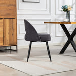 Ashley Fabric Dining Chairs - Set Of 2 | Charcoal Grey
