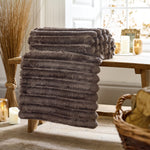 Houghton Throw | 140cm x 180cm | Chocolate