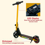 Folding Electric Scooter W/ Led Lights And Display | Gold