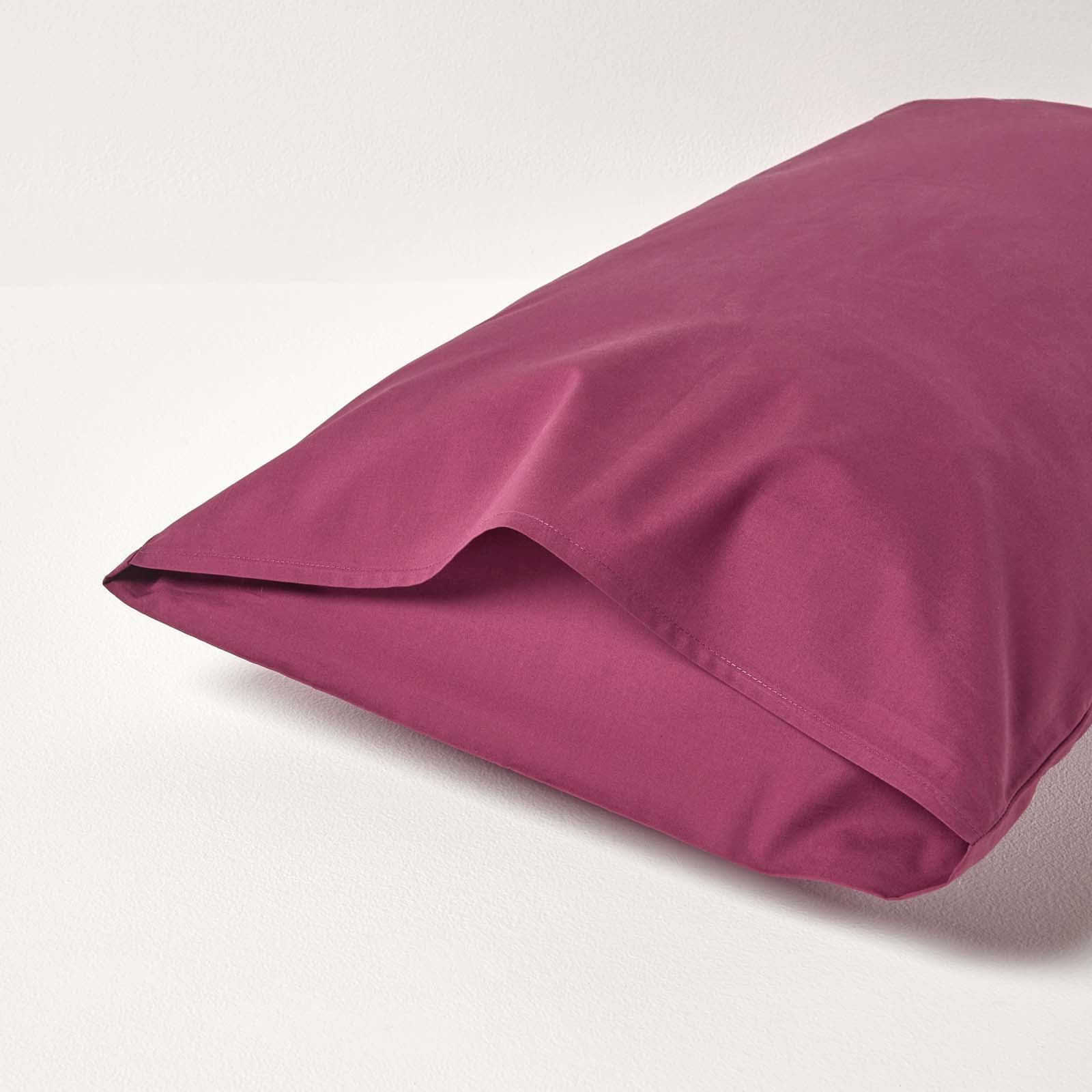 Egyptian Cotton Housewife Pillowcase 200 Tc | 48 x 74cm | Plum