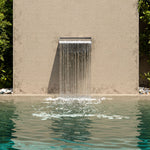0.2-0.4m Back Entry Stainless Steel Water Blade-6cm Spout Width | Small | Silver