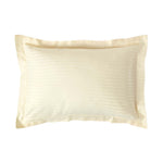 Egyptian Cotton Satin Stripe Oxford Pillowcase 330 Tc | 48 x 74cm | Pastel Yellow