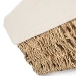 Seagrass Cotton Lined Rectangular Tray | Extra Large | Green