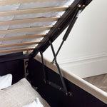 Warwick Velvet Ottoman Bed | King | Natural