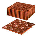 Outdoor Floor Tiles Interlocking Patio Decking | Brown