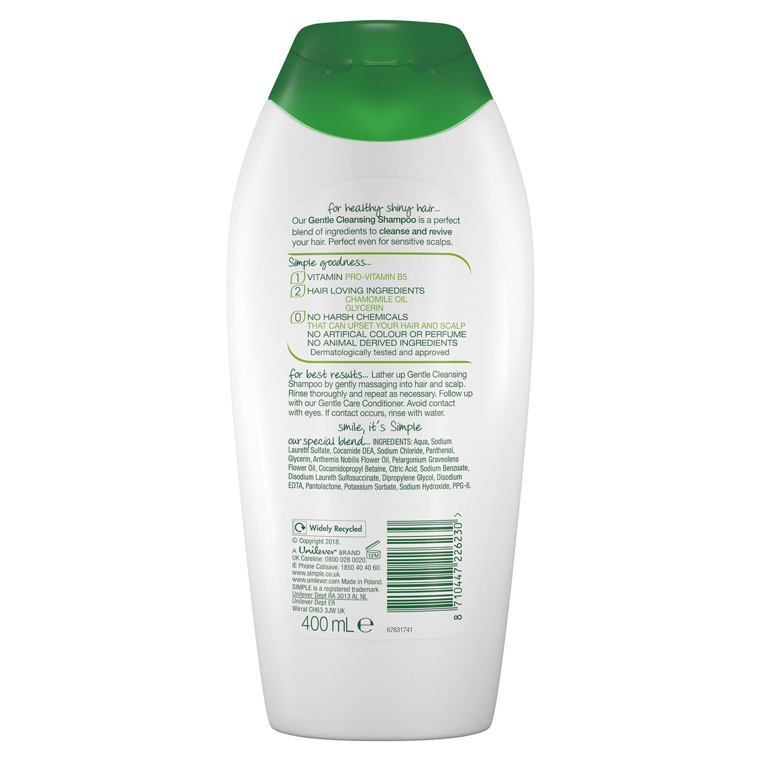 Gentle Care Shampoo & Conditioner 400ml Bundle | Set-of-6