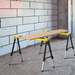 Foldable Saw Horse, Steel Frame, Anti Slip