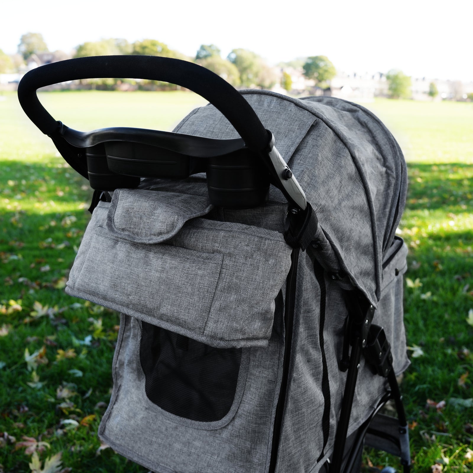 Pet Stroller Caddy Bag | Grey