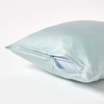 Organic Cotton European Size Pillowcase 400 Tc | 40cm x 40cm | Duck Egg Blue