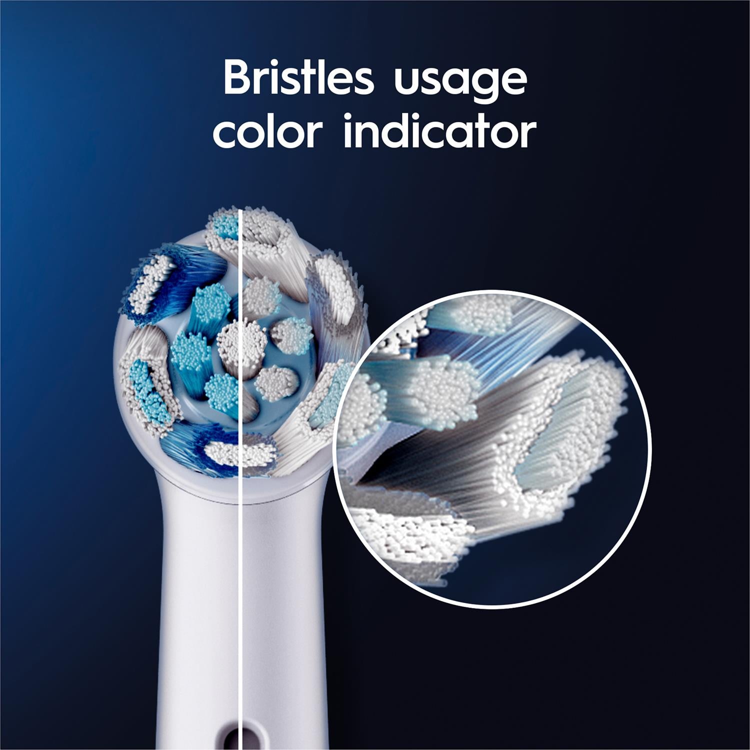 Io Gentle Care Toothbrush Refill Replacement Heads White, Pack Of 4