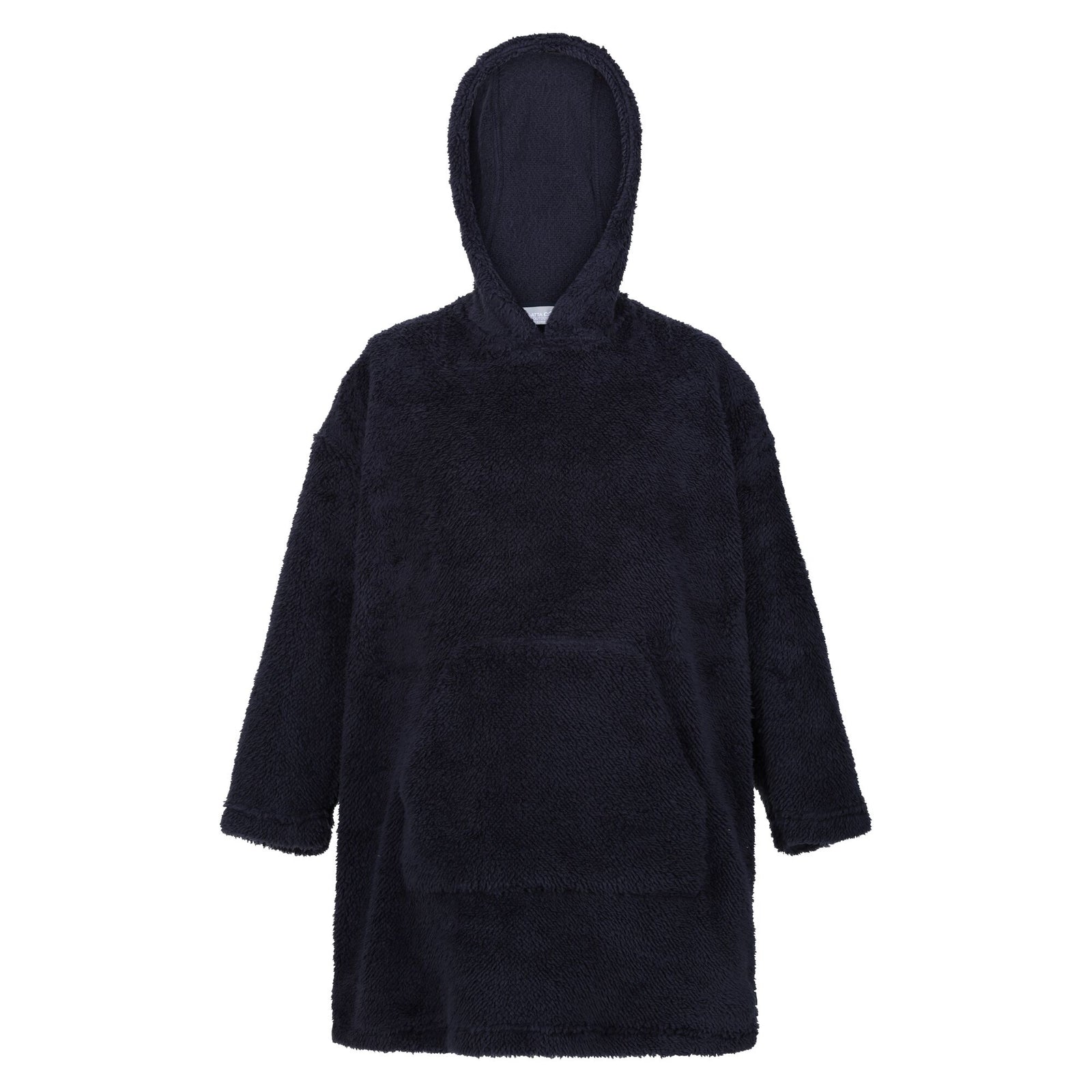 Childrens/kids Cosy Plain Hooded Poncho | 3-5 Years