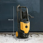 2200w Power Washer 170 Bar Pressure With Adjustable Nozzle | Yellow