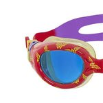 Childrens/kids Wonder Woman Swimming Goggles | 1-6 Years | Red