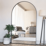 Akiko - Black Metal Arched Mirror | 200cm x 120cm