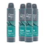 Advanced Anti-perspirant Deodorant Spray Eucalyptus + Mint, 4x200ml | Set of 4
