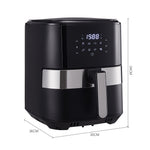 8l Smart Touch Air Fryer With 8 Cooking Programs, 60-minute Timer, And Adjustable Temperature Up To 200°c