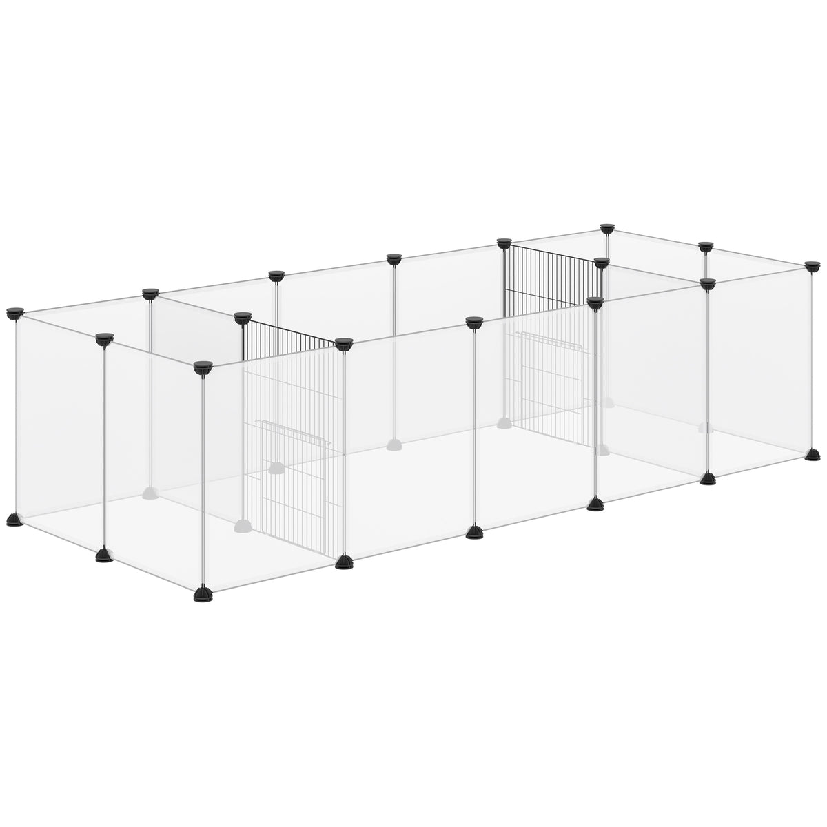 Pet Playpen, 18 Panels Diy Small Animal Cage, For Guinea Pigs, Hegehogs