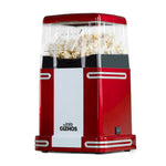 1200w Red Retro Popcorn Maker Hot Air Machine With 6 Boxes