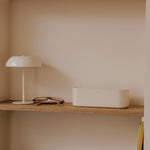 Bathroom Organiser Storage Box Freestanding Alife Collection | Matte Black