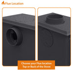 Berlin 7kw Cast Iron Wood And Charcoal Burning Stove | 7kw | Cast Iron
