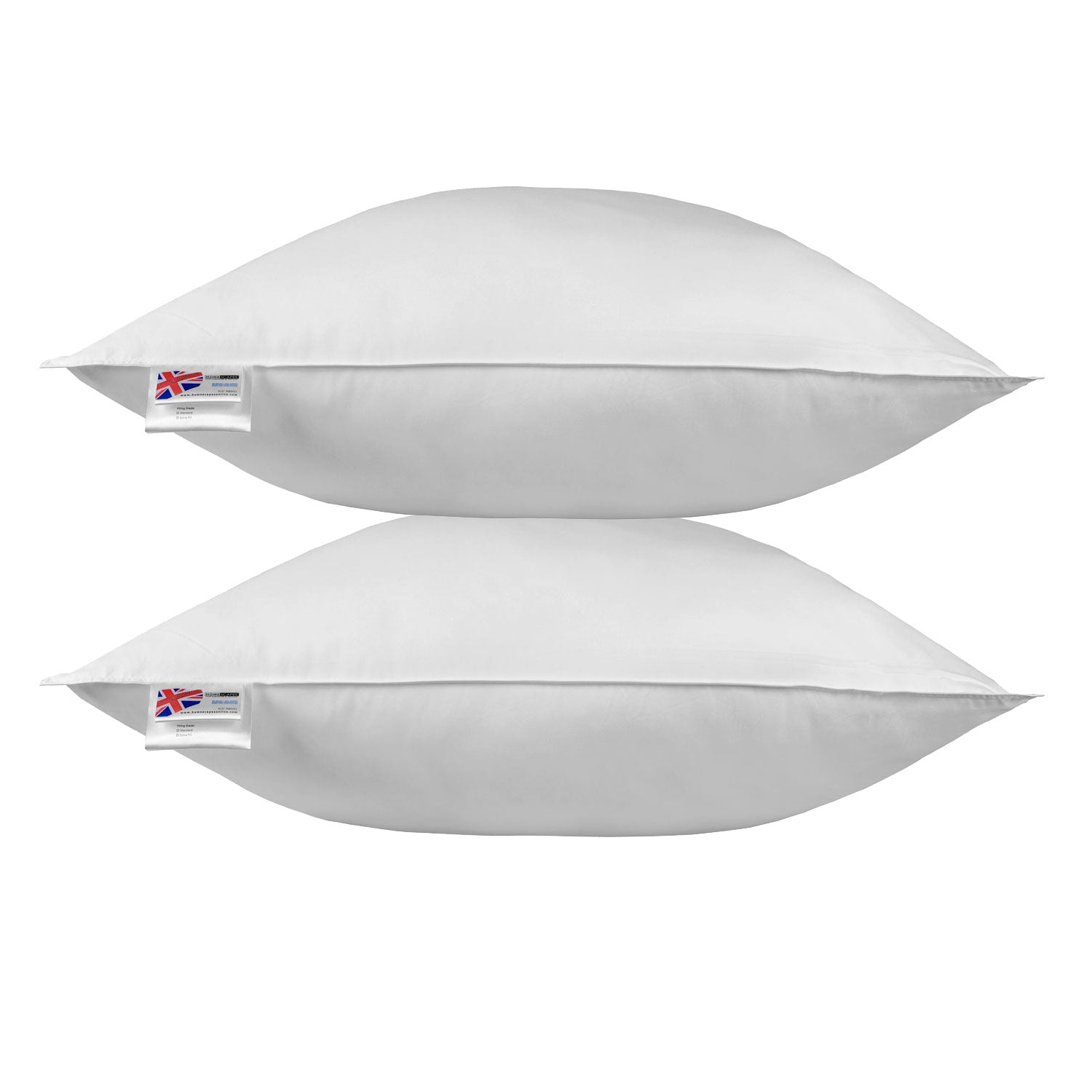 Microfibre Euro Continental Square Pillow Pair - 80cm X 80cm (32"x32")