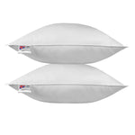 Goose Feather & Down Euro Continental Square Pillow Pair - 80cm X 80cm (32"x32")