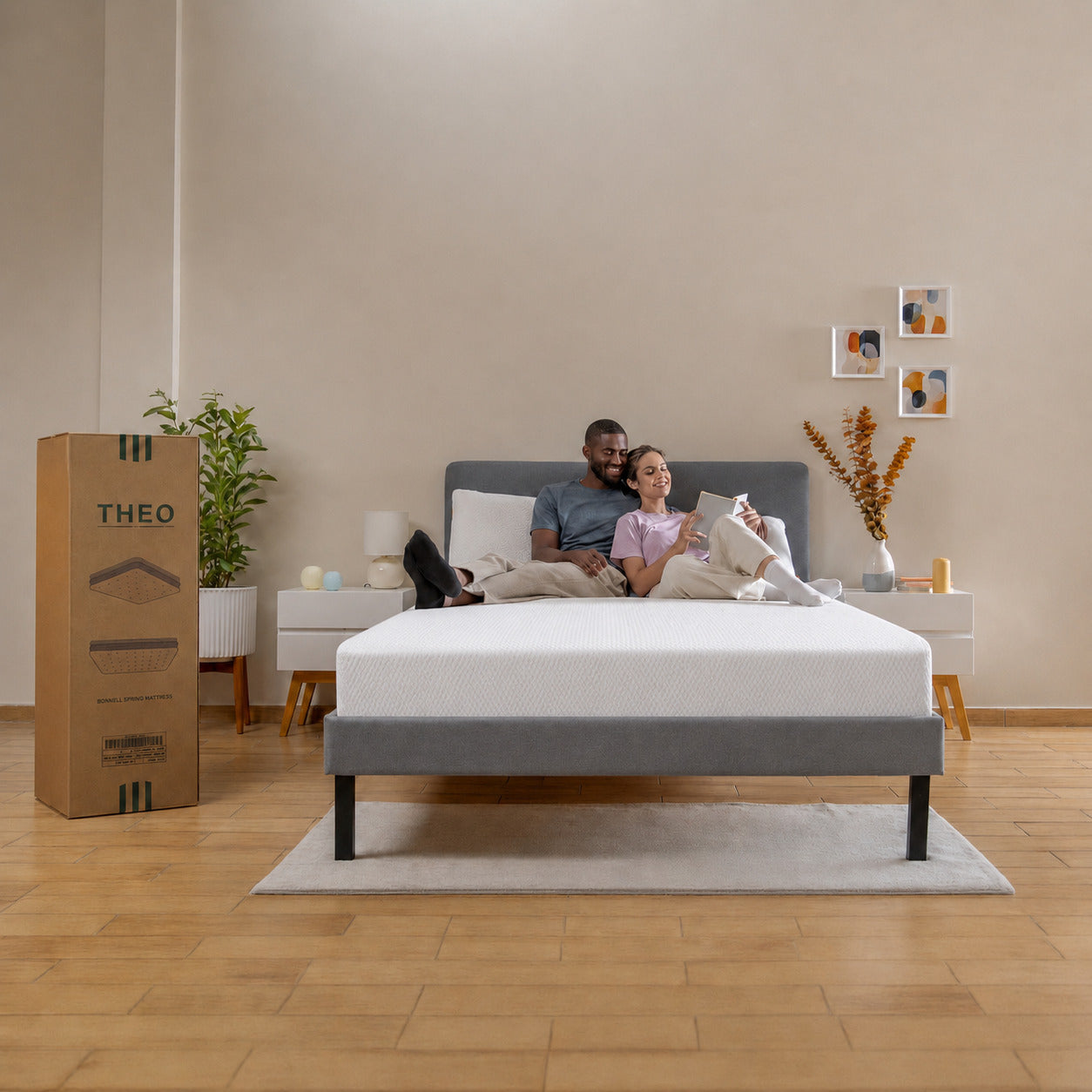 Noah Memory Sprung Low Profile Mattress | Small Double | White