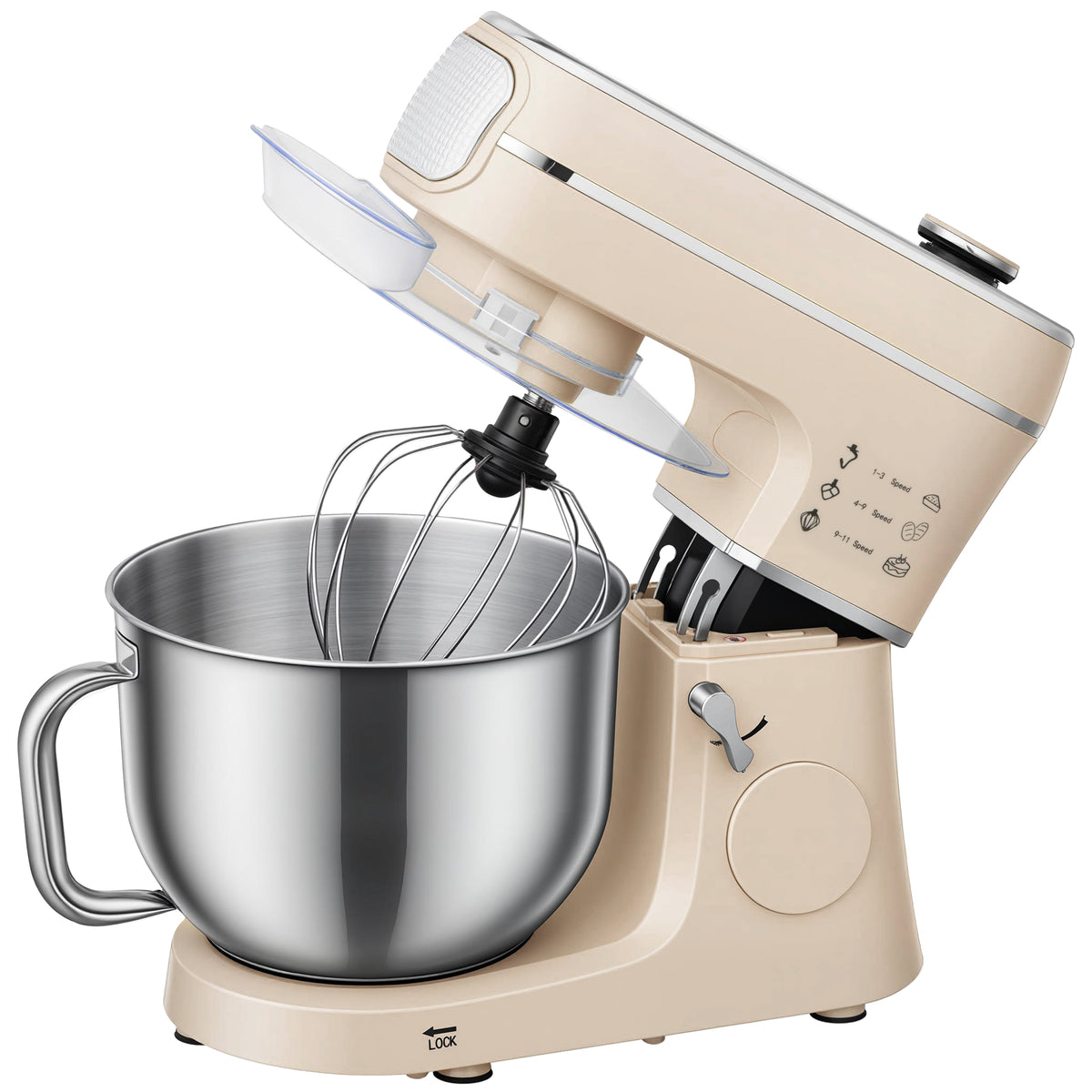 6l 1400w Stand Mixer With 11 Speeds & Fermentation Function | Cream