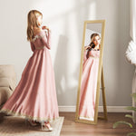 37 X 157 Cm Full Length Mirror With Frame For Bedroom | Natural