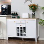 Sideborad With Wine Rack, Buffet Cabinet For Living Room