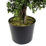 120cm Spiral Buxus Artificial Tree Uv Resistant Outdoor Topiary