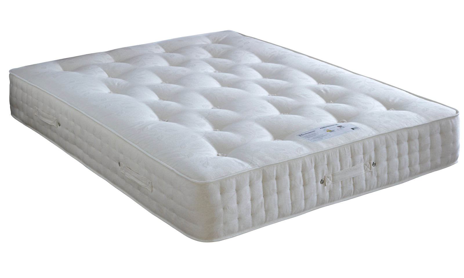Ambassador 3000 Pocket Sprung Natural Mattress | Small Double | White