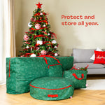 Heavy Duty Christmas Tree Storage Bag Fits Trees Up To 9ft W/ Zip Closure