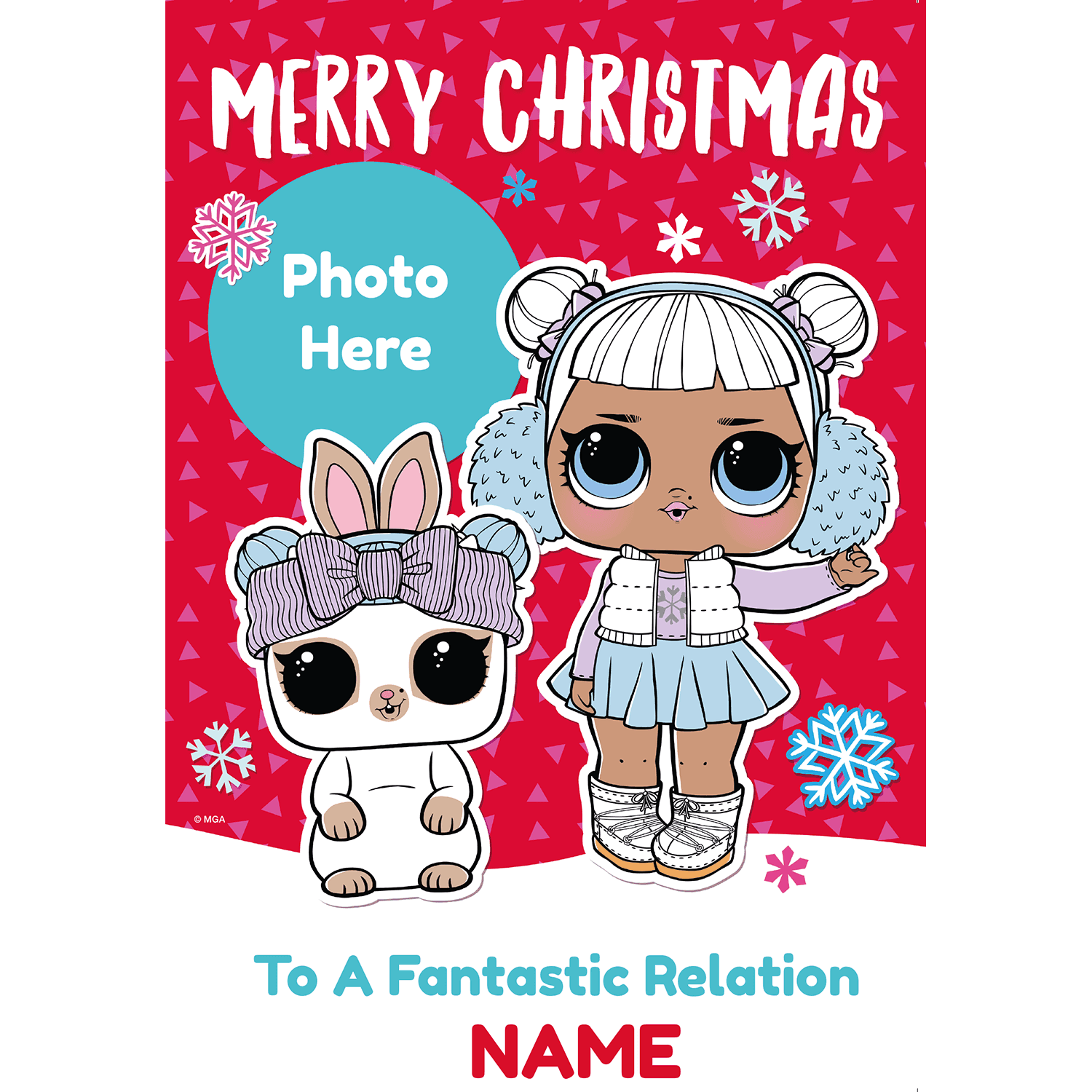 Personalised Photo Christmas Card Official Product